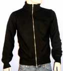 C.P. Company Mens Black Full Zip Knit with Removable Quilted Lining