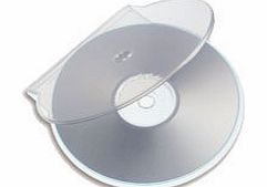 C-Shell Genuine C-Shell CD/DVD/Blu-Ray Storage Cases, Clear, 50 pack
