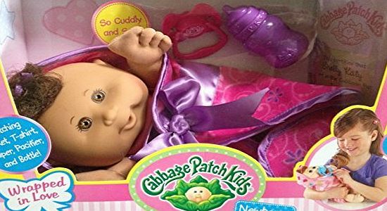 Cabbage Patch Kids Newborn Baby Doll (African American/Brown Eyes)