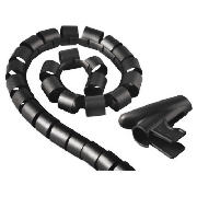 CABLE Bundle Tube ?Easy Cover? - Black, 1.5m, 30mm