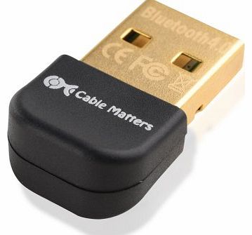 Cable Matters Gold Plated Bluetooth 4.0 USB Adapter