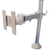 Vertical LCD TV / Monitor Desk Mount / Silver