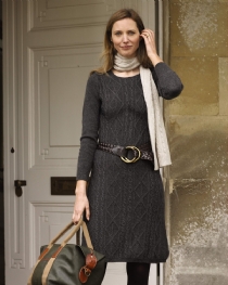 Cable Sweater Dress
