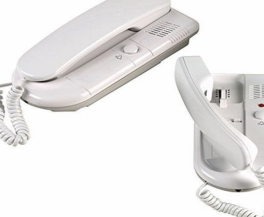 Cablefinder 2 Way Intercom Handset System -300M Range Wired Phone Call Receiver- Home/Office