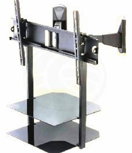 CABLEMATIC Corner TV Stand for 32```` to 56```` with shelves