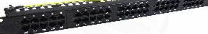 CABLEMATIC Patch panel 1U 50 Cat.3 RJ45 (8p4c) black