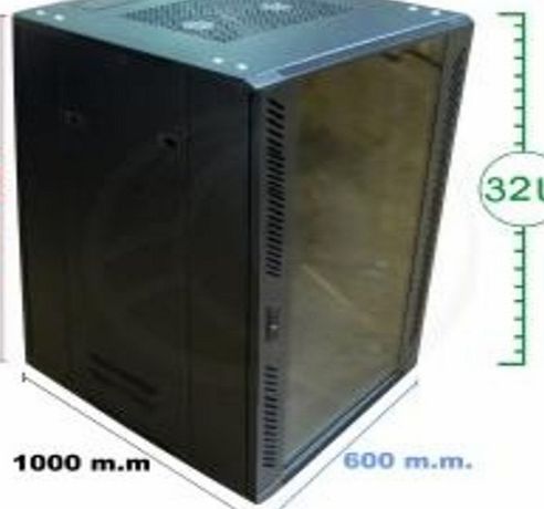 CABLEMATIC Rack of 19 RackMatic 32U and background MobiRack