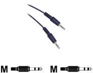 CABLES TO GO 1M 3.5MM M/M STEREO AUDIO