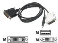 1M M1 MALE TO DVI D & USB