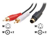 CABLES TO GO 2M VALUE SERIES S-VIDEO   RCA