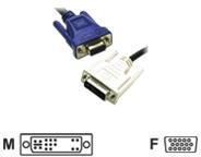 CABLES TO GO 3M DVI A MALE TO HD15 FEMALE
