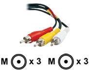 CABLES TO GO 3M VALUE SERIES RCA AUDIO