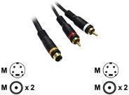 CABLES TO GO 3M VELOCITY S-VIDEO   RCA