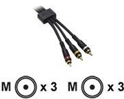 CABLES TO GO 7M VELOCITY RCA AUDIO VIDEO