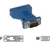 CABLES TO GO DVI FEMALE TO SVGA HD15 MALE