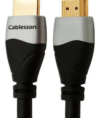 Cablesson Ivuna Advanced High Speed 18m (18 Meter) HDMI to HDMI Cable with Ethernet (Latest 2.0/1.4a Version, 21Gbps) 1080p 4k2k ARC UHD FULL HD LCD GOLD PLASMA 