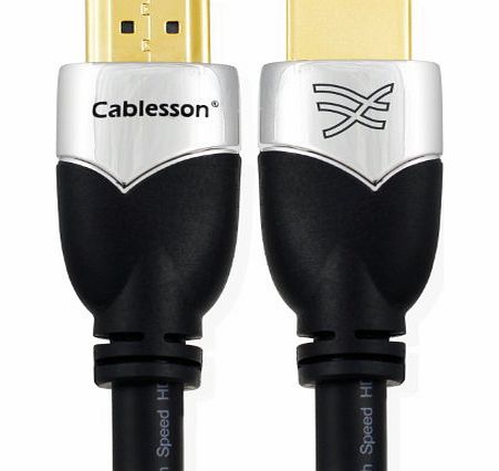 Cablesson Prime High Speed 2m (2 Meter) HDMI TO HDMI CABLE with Ethernet (Latest 2.0 version/1.4a, 21Gbps) 1080p 2160p FULL HD for LCD PLASMA LED Sony PS3 PS4 XBOX 360 PC SKYHD Virgin Box Nintendo Wii