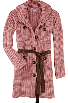 Cacharel Chunky knitted wool cardigan