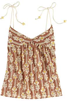 Cacharel Hoola Floral Print Top
