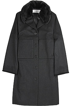 Cacharel Lapin trim coat