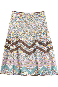 Cacharel Little Rose print skirt