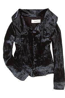 Cacharel Unstructured velvet jacket