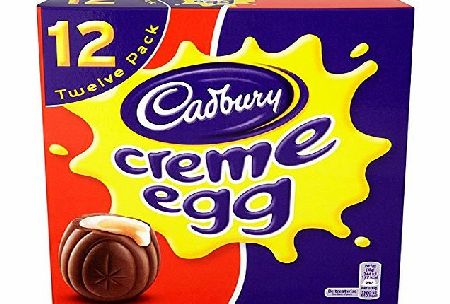 Cadbury Creme Egg (Pack of 12, 1 Box)