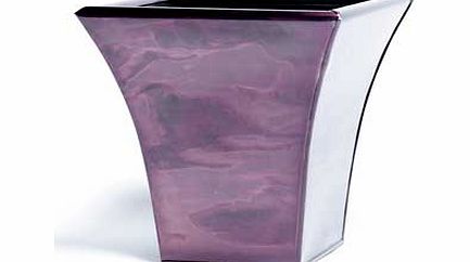 Cadix Luna Antique Effect Metal Flare Planter -