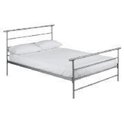 Double Bed Frame, Silver Finish