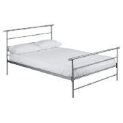 Cadiz Double Bed Frame, Silver Finish