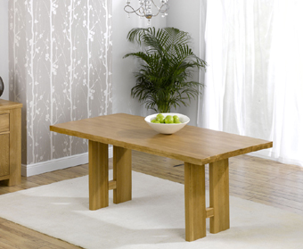 Cadiz Oak Dining Table - 180cm