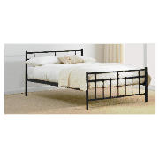 Double Bed, Black And Silentnight Montesa