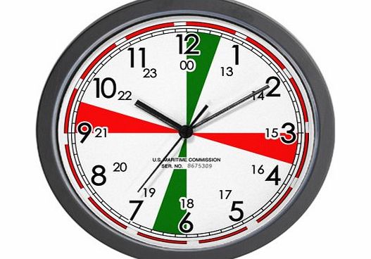 CafePress Replica Ships Radio Room Wall Clock / White - Standard Multi-color