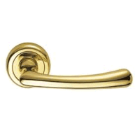 CAL Athena Door Handle - polished brass
