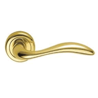 CAL Picasso Door Handle - polished brass