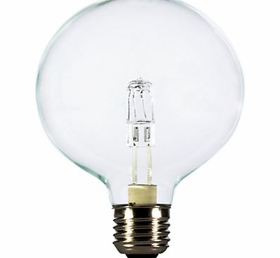 Calex 28W ES Halogen Globe G95 Bulb, Clear