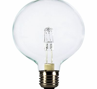 Calex 42W ES Halogen Globe G95 Bulb, Clear
