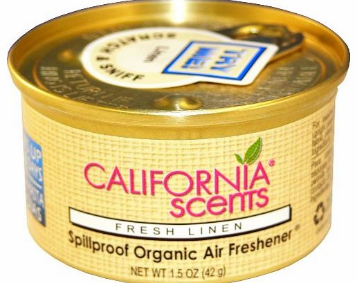California Car Scents California Scents Fresh Linen Spill Proof