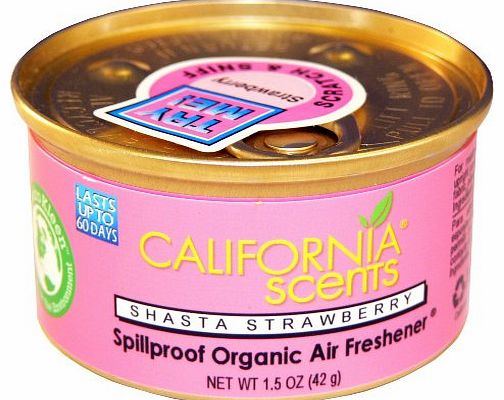 California Car Scents California Scents Spillproof Shasta Strawberry