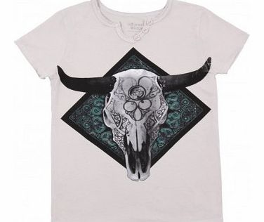 BD Cow Tunisian T-shirt Off white `4 years