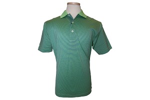 Callaway Golf Mens Phoenician Lisle Stripe Polo Shirt