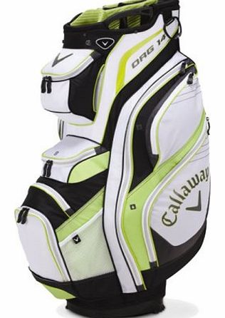 Callaway Golf Org 14 Cart Bag 2014 White/Lime/Charcoal White/Lime/Charcoal