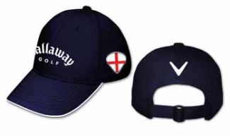 Callaway Patriot Golf Cap-England-White