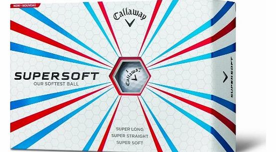 Callaway Super Soft Golf Ball (Pack of 12) - White