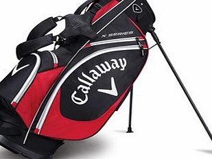 Callaway X-Series Stand Bag 2017 Black/Red/White Black/Red/White