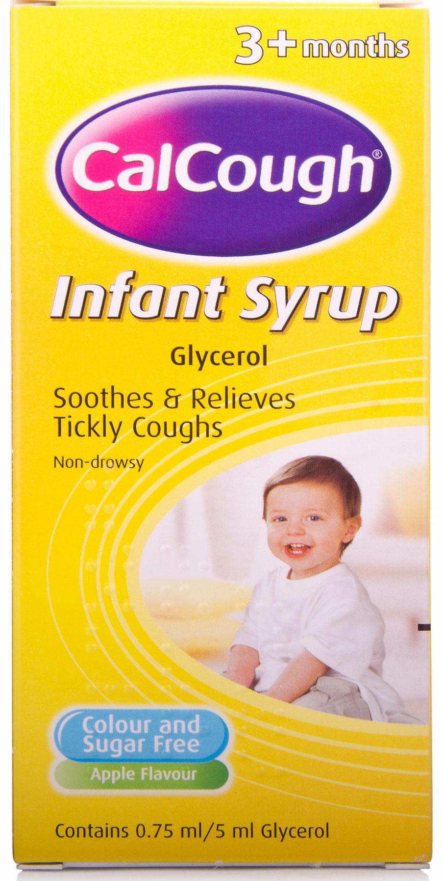Calpol Calcough Infant Syrup Apple Flavour