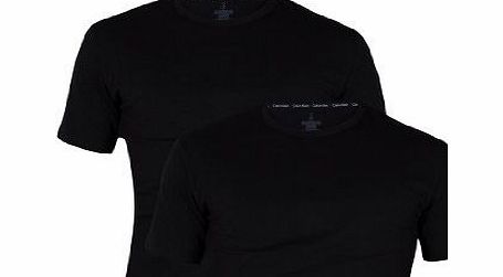 Calvin Klein - Black 2 Pack Crew Neck T-Shirts - Mens - Size: XL