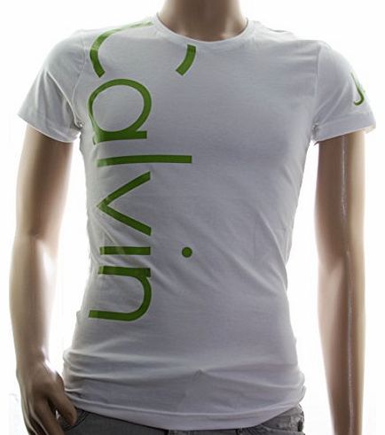 Calvin Klein 2014 Collection Ref: CMP53T Mens Short-Sleeved T-Shirt - Medium - White