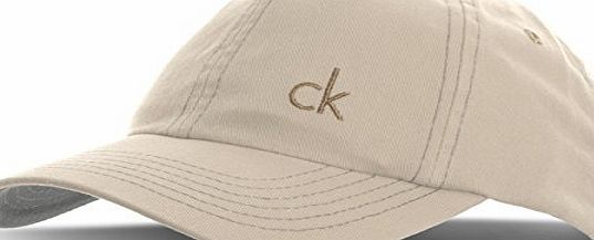 Calvin Klein 2014 Mens CK Vintage Twill Baseball Cap - One Size - Warm Grey