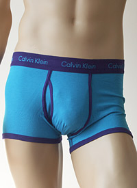Calvin Klein 365 Trunk (Mosaic Blue   `Velvet`)